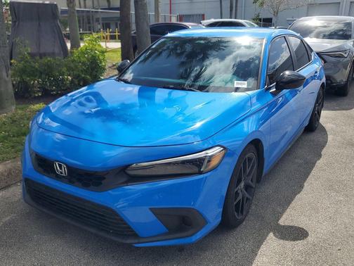 Boost Blue Pearl 2024 Honda Civic Sport