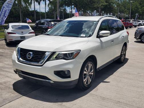 Glacier White 2019 Nissan Pathfinder SV