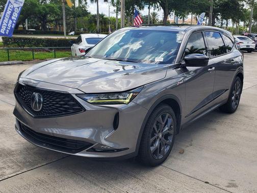 Liquid Carbon Metallic 2023 Acura MDX A-SPEC