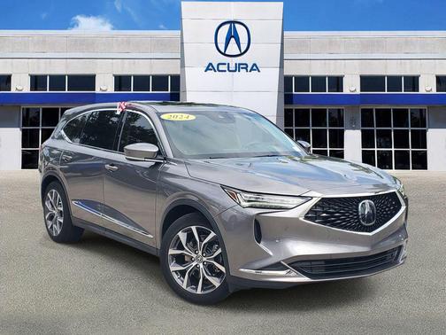 Lunar Silver Metallic 2024 Acura MDX Technology Package