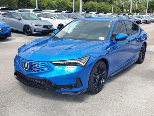 Double Apex Blue Pearl 2026 Acura Integra FWD A-Spec with Technology