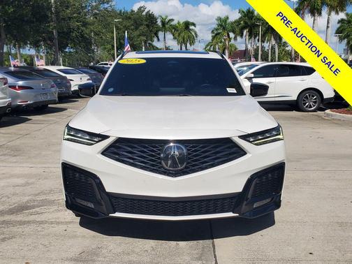 Platinum White Pearl 2025 Acura MDX A-SPEC Advance Package