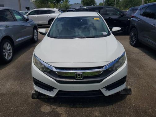 White Orchid Pearl 2018 Honda Civic LX