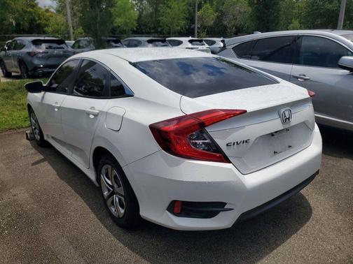 White Orchid Pearl 2018 Honda Civic LX