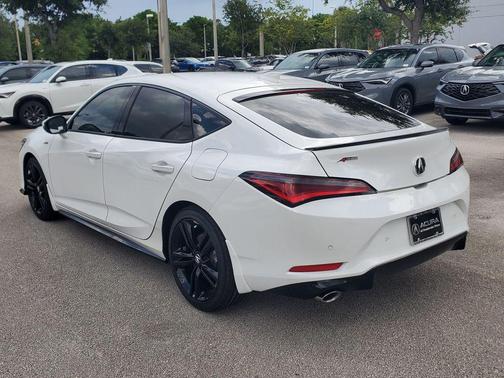 Platinum White 2026 Acura Integra FWD A-Spec with Technology