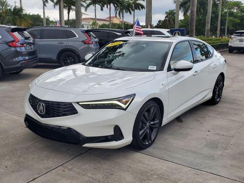 Platinum White Pearl 2023 Acura Integra A-SPEC