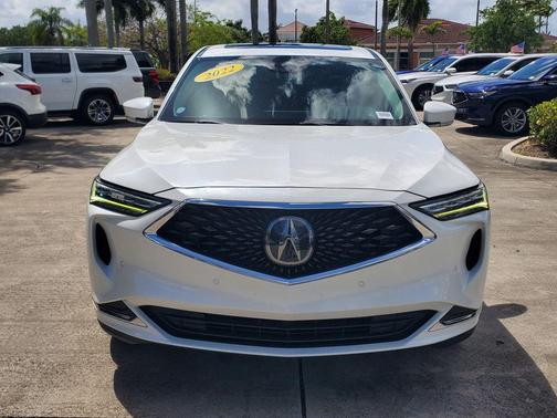 Platinum White Pearl 2022 Acura MDX Technology Package