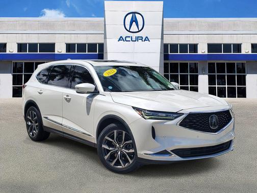 Platinum White Pearl 2022 Acura MDX Technology Package