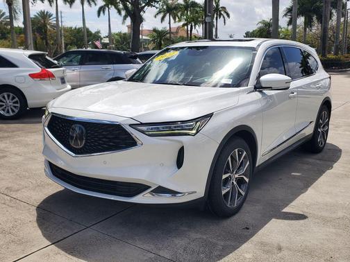 Platinum White Pearl 2022 Acura MDX Technology Package