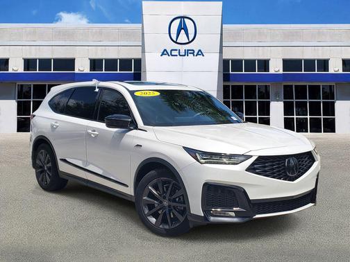 Platinum White Pearl 2025 Acura MDX A-SPEC
