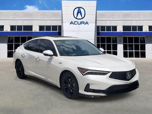 Platinum White 2026 Acura Integra FWD A-Spec with Technology