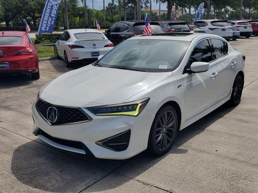 Platinum White Pearl 2019 Acura ILX Premium & A-SPEC Packages