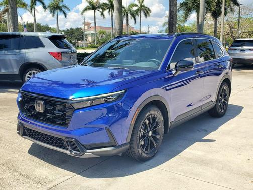 Blue 2024 Honda CR-V Hybrid Sport FWD