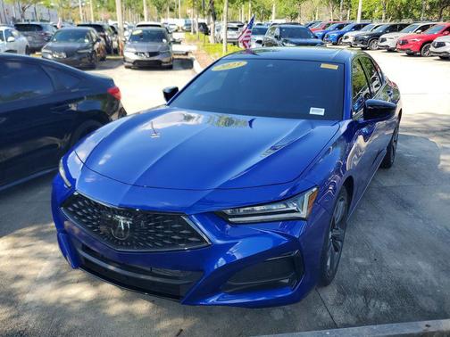 Apex Blue Pearl 2023 Acura TLX A-Spec