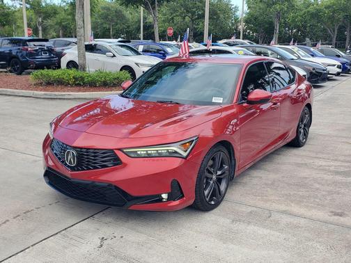 Performance Red Pearl 2024 Acura Integra A-SPEC Technology