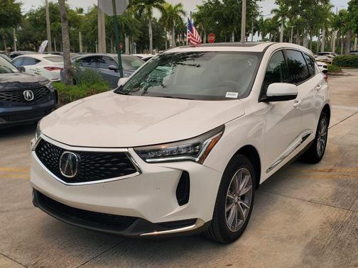 Platinum White Pearl 2024 Acura RDX Technology Package