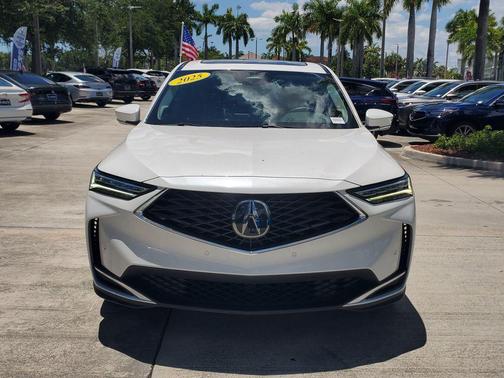 Platinum White Pearl 2025 Acura MDX Technology Package