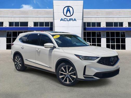 Platinum White Pearl 2025 Acura MDX Technology Package