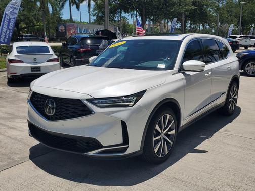 Platinum White Pearl 2025 Acura MDX Technology Package
