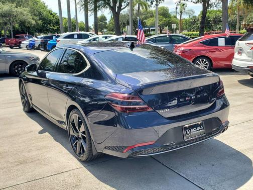 Capri Blue 2023 Genesis G70 2.0T AWD