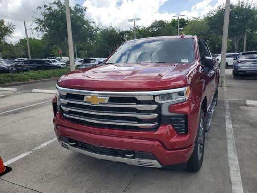 Radiant Red Tintcoat 2025 Chevrolet Silverado 1500 High Country