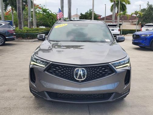 Liquid Carbon Metallic 2023 Acura RDX A-Spec Advance Package