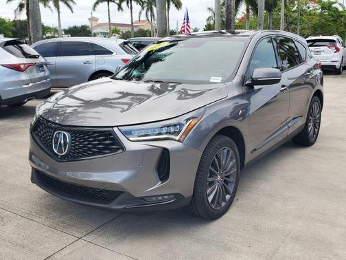 Liquid Carbon Metallic 2023 Acura RDX A-Spec Advance Package