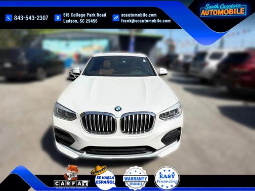 White 2020 BMW X4 xDrive30i