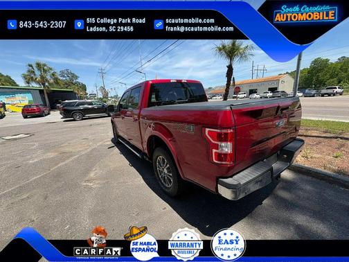 Red 2019 Ford F-150 Lariat