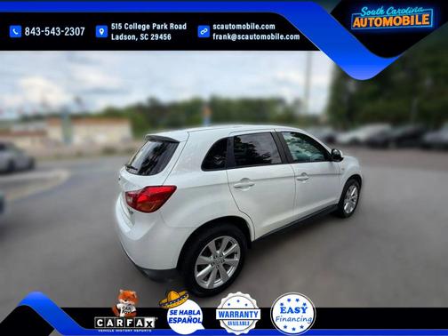White Pearl 2015 Mitsubishi Outlander Sport ES