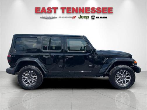 Black 2025 Jeep Wrangler 4-Door Sahara 4x4