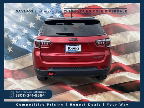 Red Hot Pearlcoat 2026 Jeep Compass Trailhawk