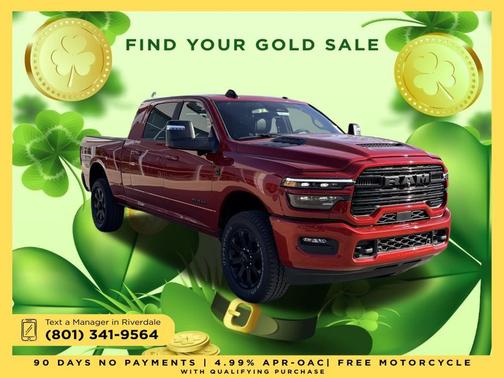 2026 RAM 3500 Laramie Mega Cab 4x4 6'4' Box