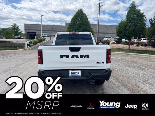 Bright White Clearcoat 2026 RAM 1500 Tradesman