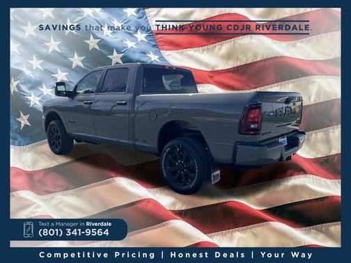 Ceramic Gray Clearcoat 2026 RAM 2500 Big Horn Crew Cab 4x4 6'4' Box