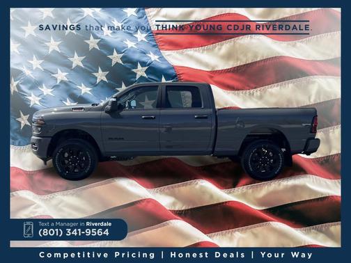 Ceramic Gray Clearcoat 2026 RAM 2500 Big Horn Crew Cab 4x4 6'4' Box