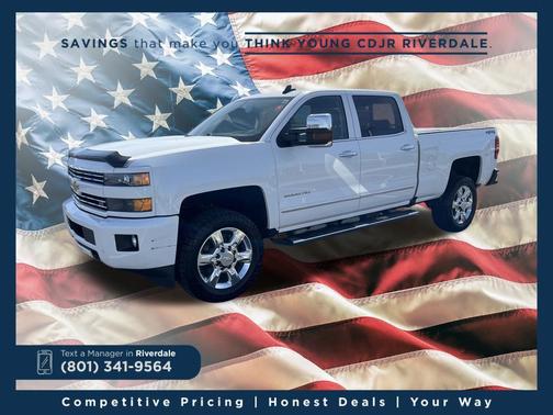 Summit White 2018 Chevrolet Silverado 2500 LTZ