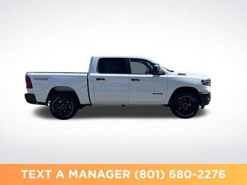 Bright White Clearcoat 2026 RAM 1500 Warlock Crew Cab 4x4 5'7' Box