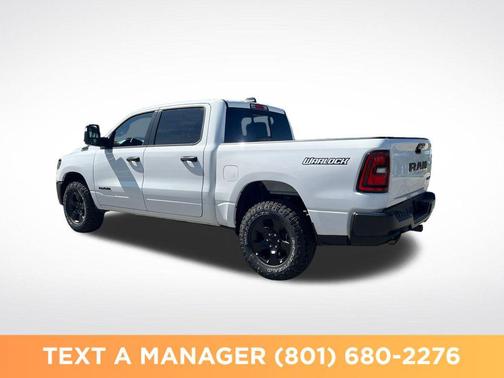 Bright White Clearcoat 2026 RAM 1500 Warlock Crew Cab 4x4 5'7' Box