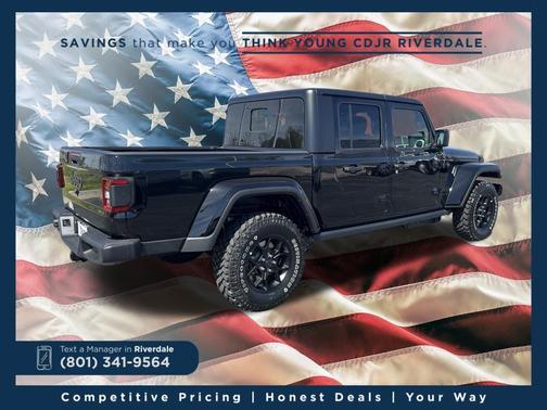 Black Clearcoat 2026 Jeep Gladiator Willys 4x4