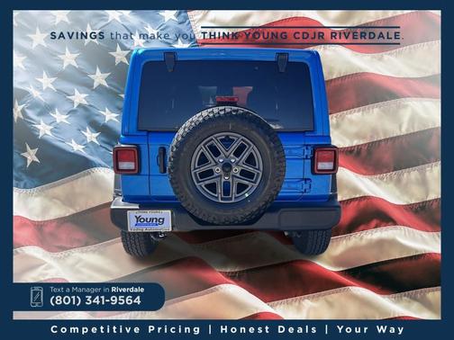Hydro Blue Pearlcoat 2026 Jeep Wrangler Sport S
