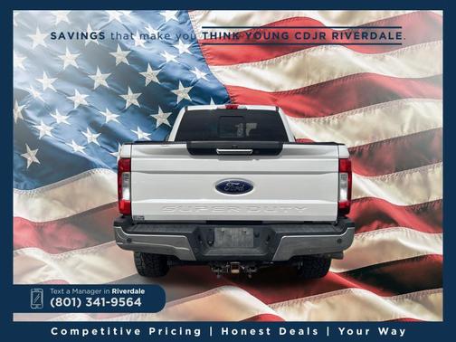 White Platinum Metallic Tri-Coat 2019 Ford F-250 Lariat