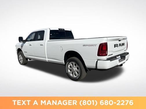 Bright White Clearcoat 2026 RAM 3500 Laramie Crew Cab 4x4 8' Box
