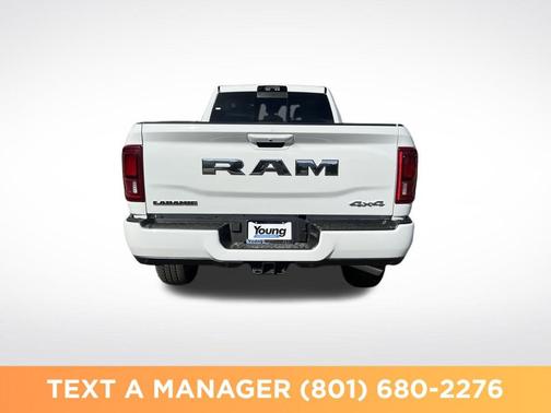 Bright White Clearcoat 2026 RAM 3500 Laramie Crew Cab 4x4 8' Box