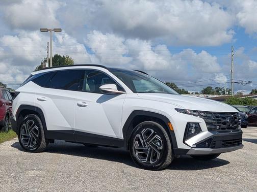 Creamy White Pearl 2026 Hyundai TUCSON Hybrid Limited