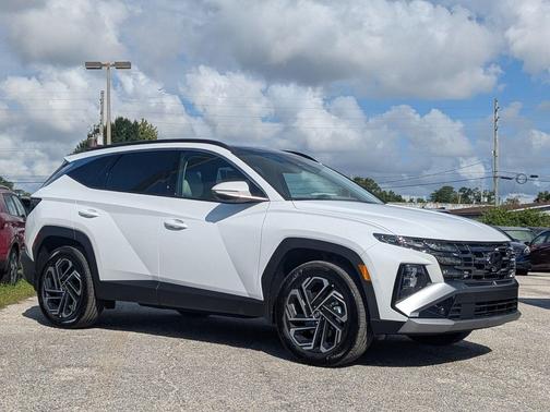 Creamy White Pearl 2026 Hyundai TUCSON Hybrid Limited