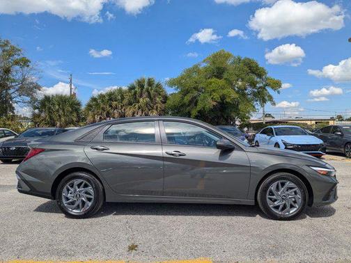 Amazon Gray 2026 Hyundai ELANTRA HEV Blue