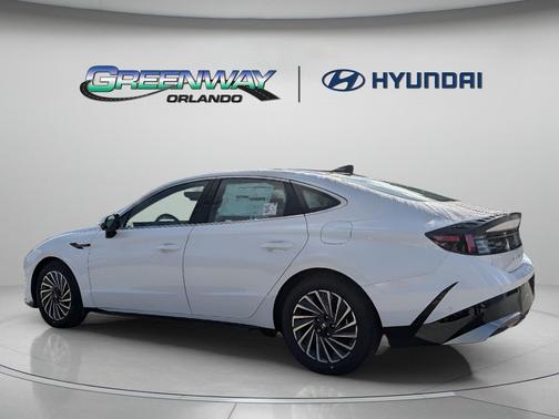 Serenity White 2026 Hyundai SONATA Hybrid Limited