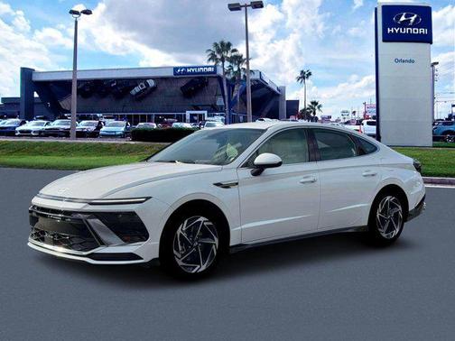 Serenity White 2026 Hyundai SONATA SEL