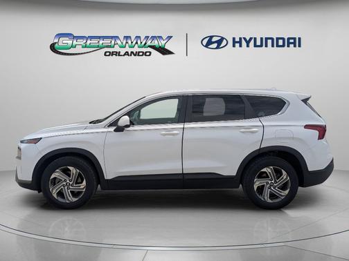 Quartz White 2021 Hyundai SANTA FE SE